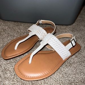 White Gladiator Sandal